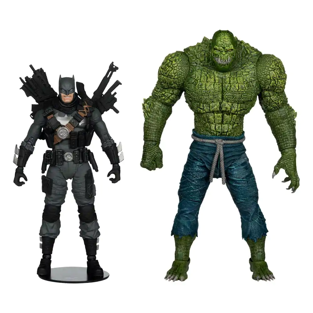 DC Multiverse McFarlane Collector Edition Figurina de acțiune 2-Pack #03 Batman vs. Killer Croc 18 cm poza produsului