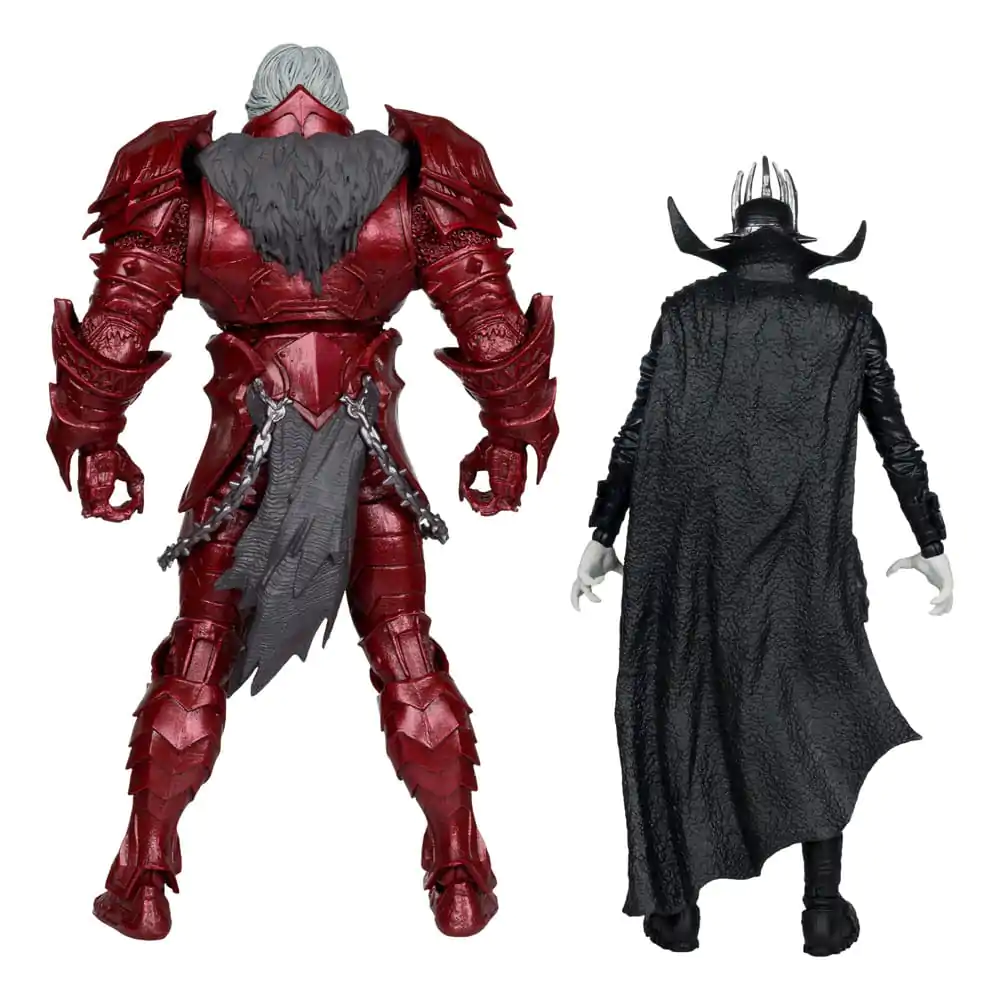 DC Multiverse McFarlane Collector Edition Figurina de actiune Set de 2 figurine #04 Batman who laughs (Knight Armor) & Merciless (Dark Multiverse) 18 cm poza produsului