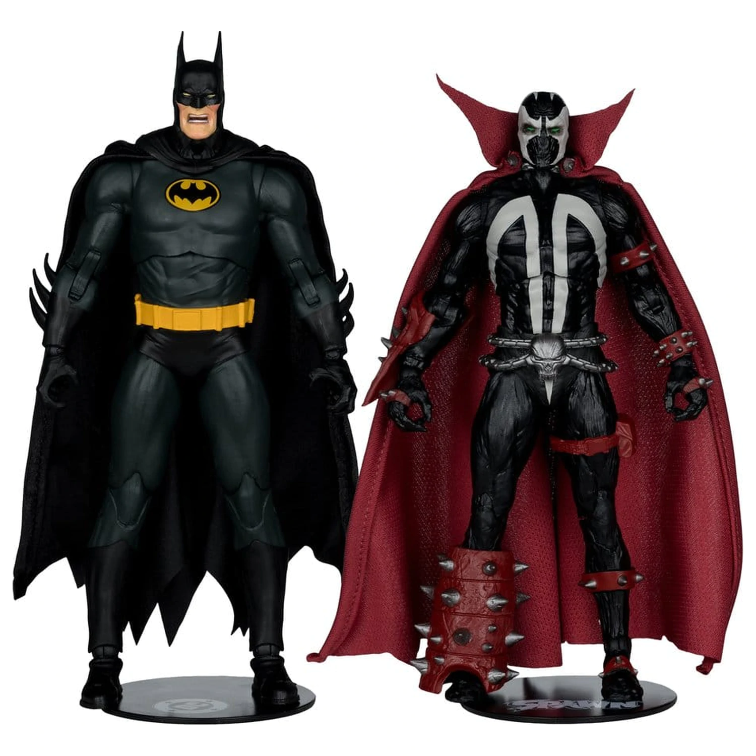 Figurina de actiune pachet de 2 DC Multiverse McFarlane Collector Edition Batman & Spawn (Gold Label) 18 cm poza produsului