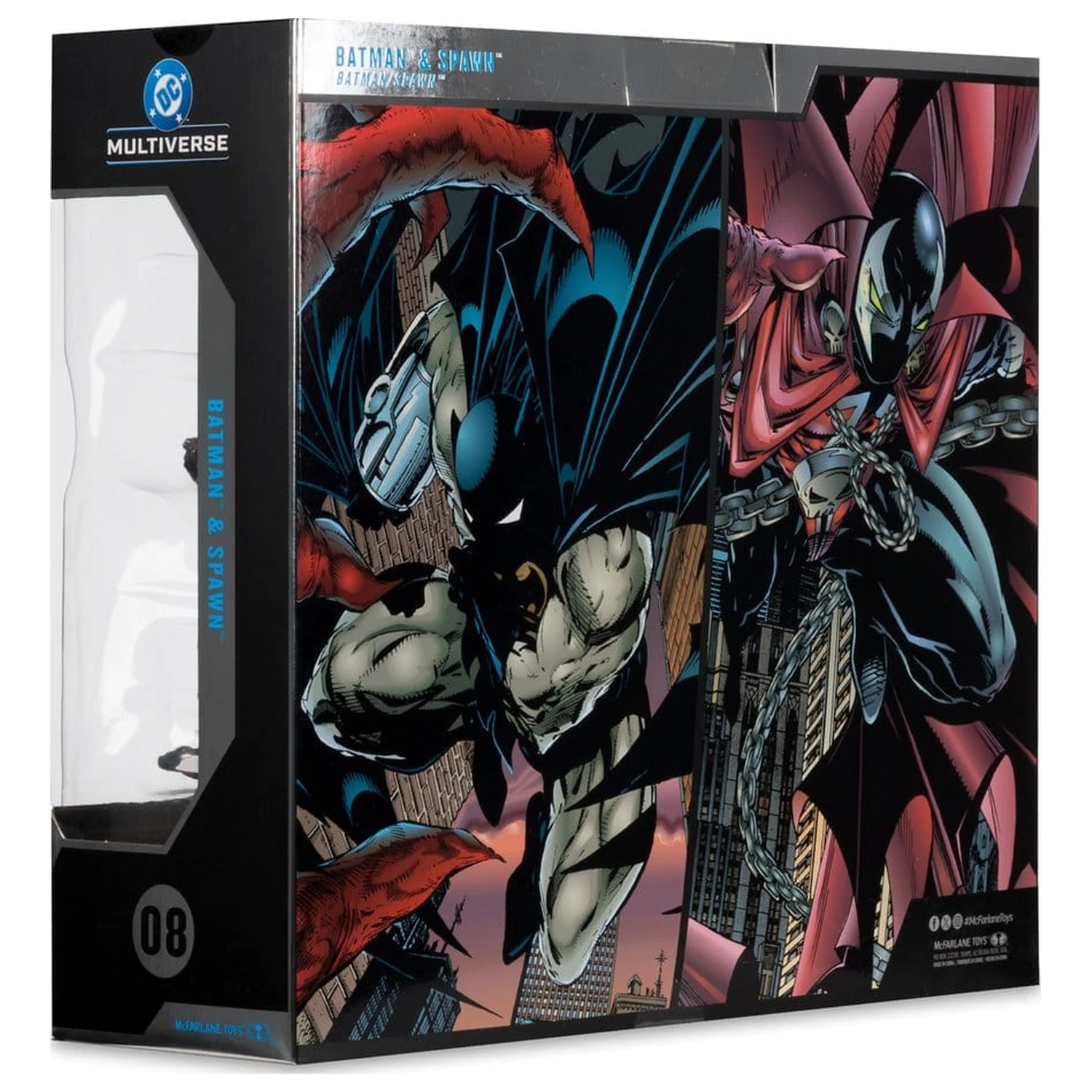 Figurina de actiune pachet de 2 DC Multiverse McFarlane Collector Edition Batman & Spawn (Gold Label) 18 cm poza produsului