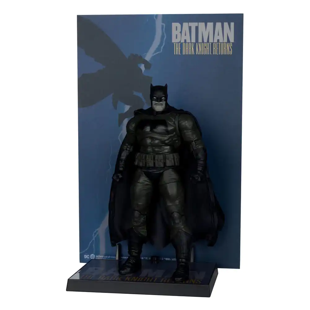 Figurină de acțiune DC Multiverse McFarlane Cover Recreations Batman (Batman: The Dark Knight Returns #1) (Gold Label) 18 cm poza produsului