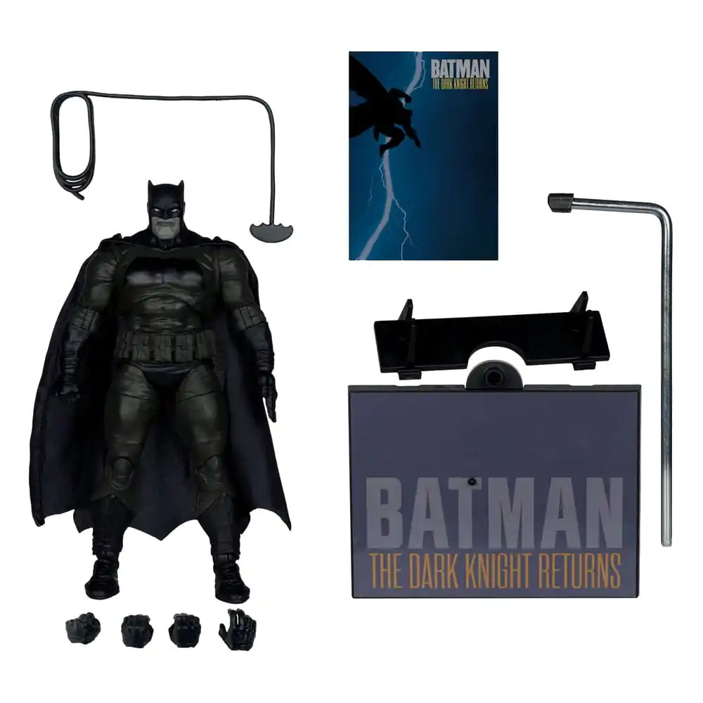 Figurină de acțiune DC Multiverse McFarlane Cover Recreations Batman (Batman: The Dark Knight Returns #1) (Gold Label) 18 cm poza produsului