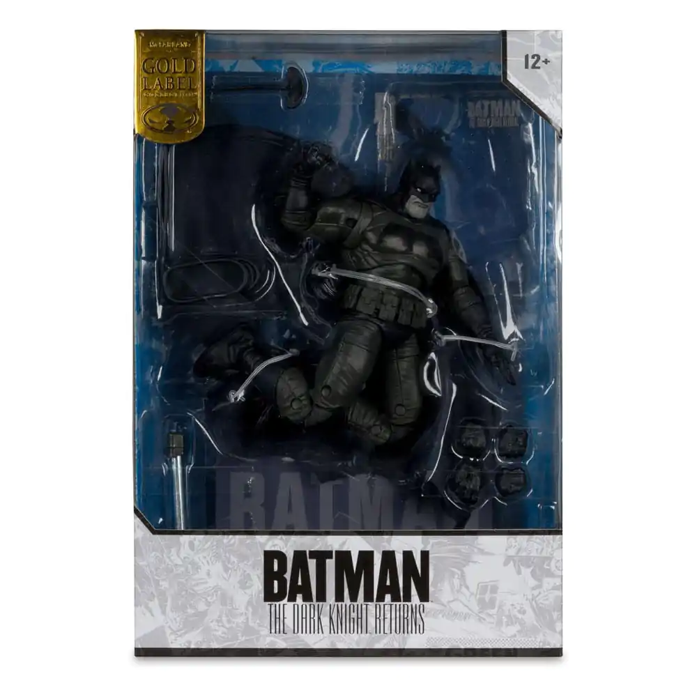 Figurină de acțiune DC Multiverse McFarlane Cover Recreations Batman (Batman: The Dark Knight Returns #1) (Gold Label) 18 cm poza produsului