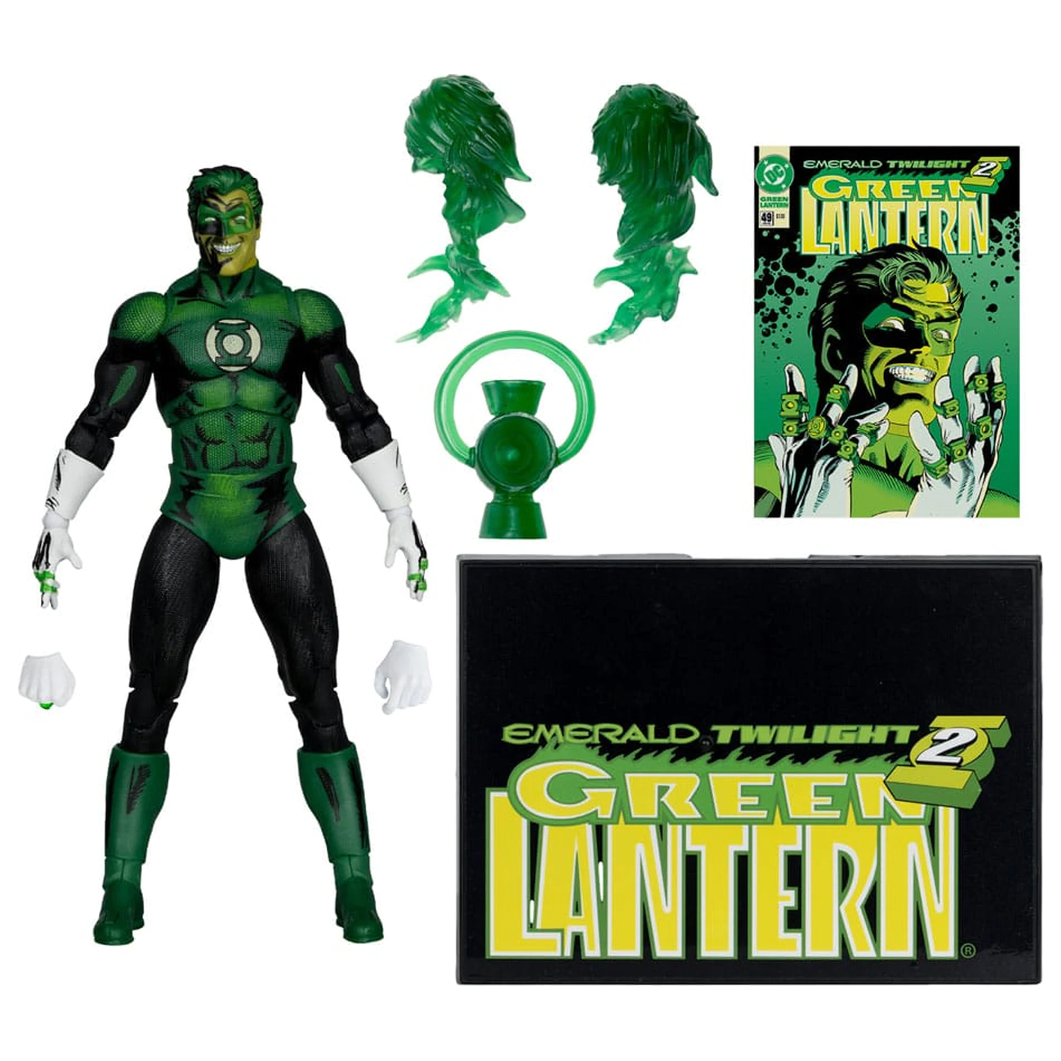 DC Multiverse McFarlane Cover Recreations Figura de acțiune Green Lantern (Emerald Twilight) (Gold Label) 18 cm poza produsului