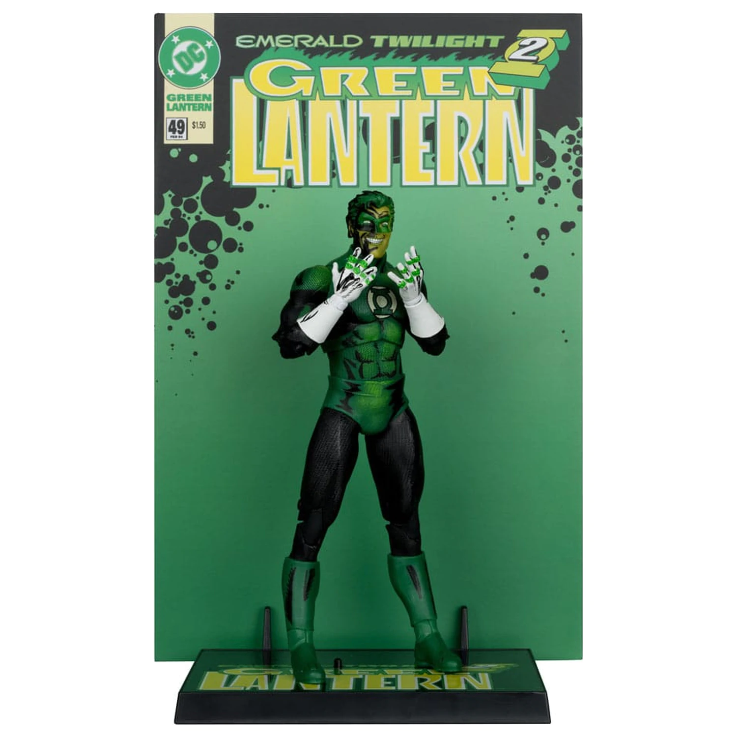 DC Multiverse McFarlane Cover Recreations Figura de acțiune Green Lantern (Emerald Twilight) (Gold Label) 18 cm poza produsului