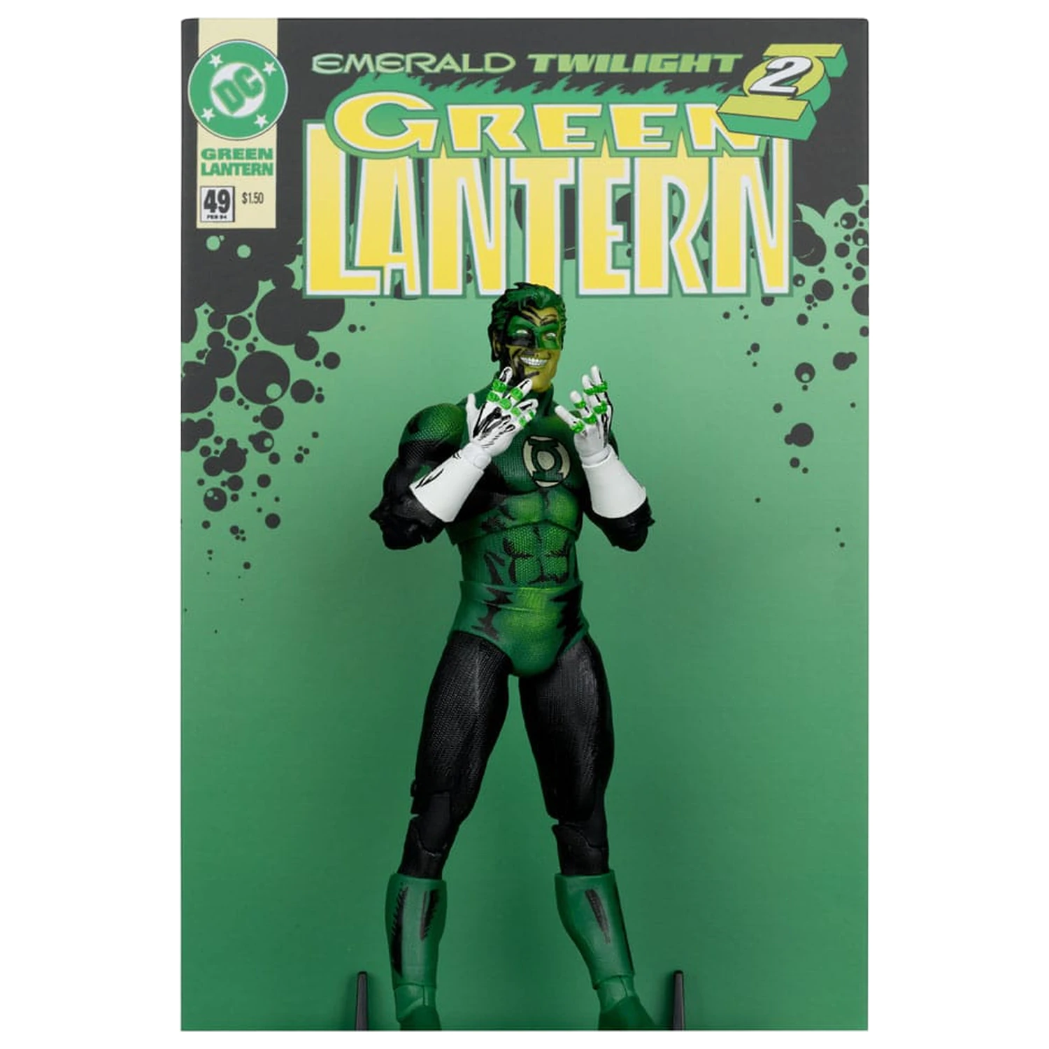 DC Multiverse McFarlane Cover Recreations Figura de acțiune Green Lantern (Emerald Twilight) (Gold Label) 18 cm poza produsului