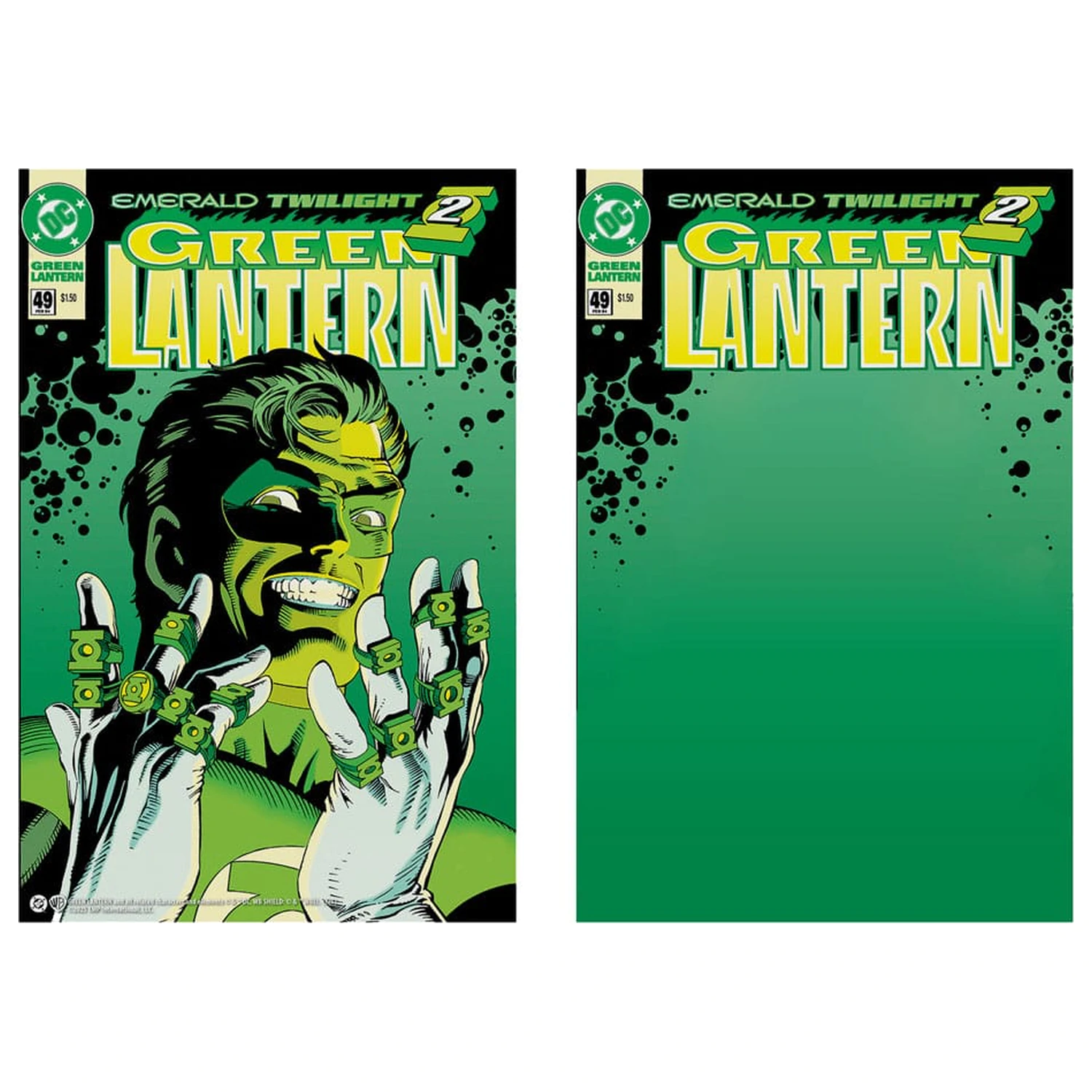 DC Multiverse McFarlane Cover Recreations Figura de acțiune Green Lantern (Emerald Twilight) (Gold Label) 18 cm poza produsului