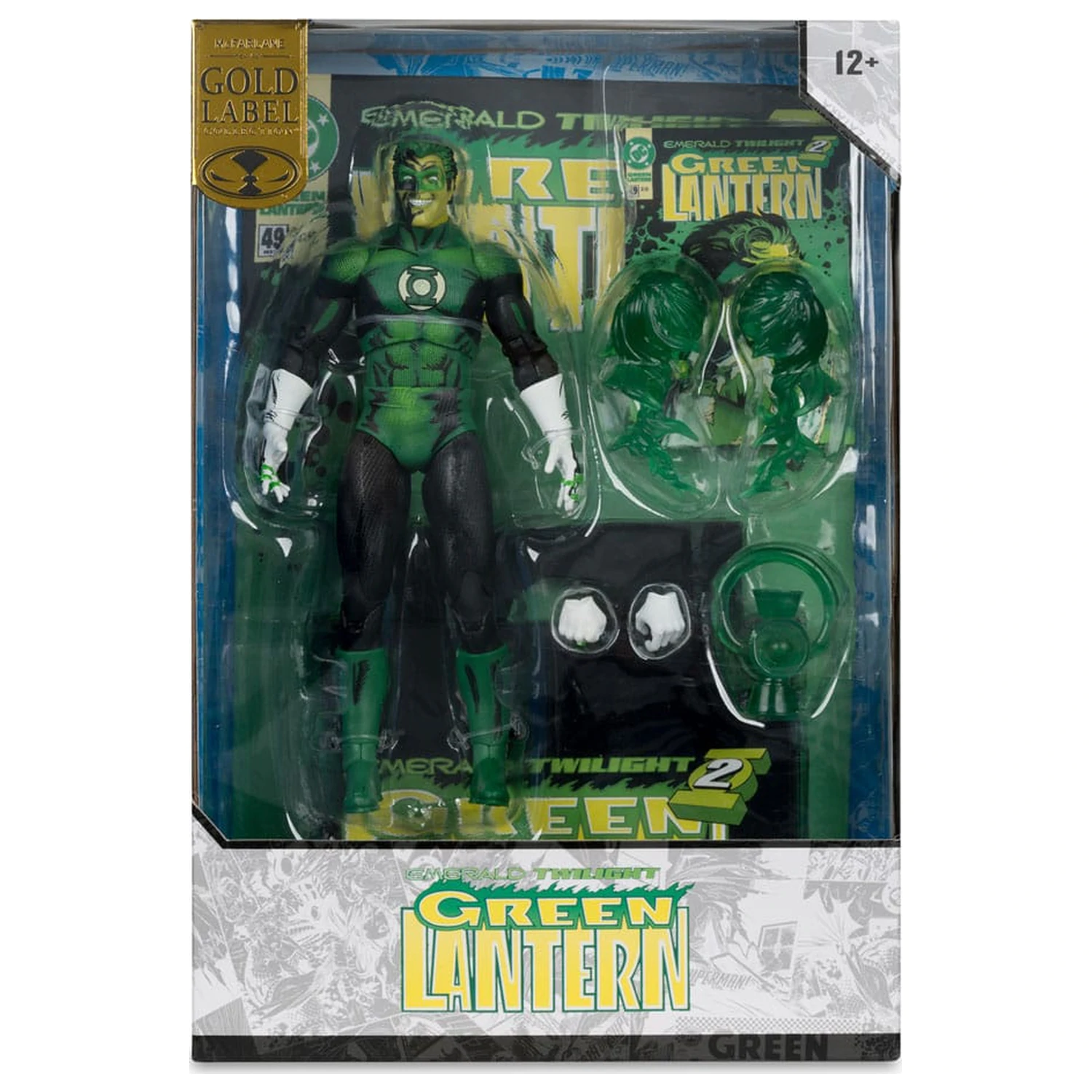 DC Multiverse McFarlane Cover Recreations Figura de acțiune Green Lantern (Emerald Twilight) (Gold Label) 18 cm poza produsului