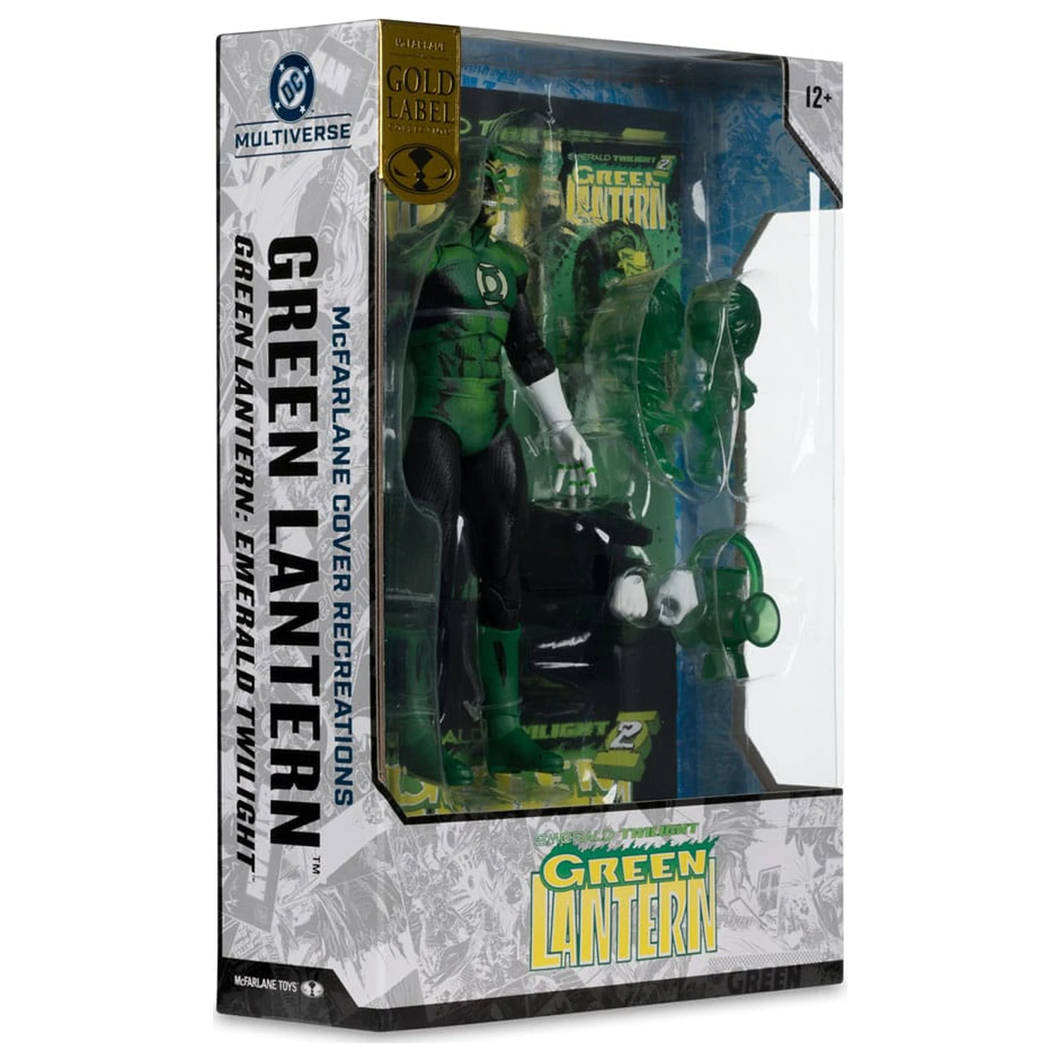 DC Multiverse McFarlane Cover Recreations Figura de acțiune Green Lantern (Emerald Twilight) (Gold Label) 18 cm poza produsului