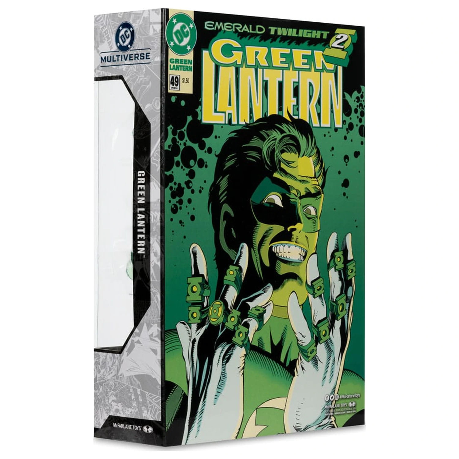 DC Multiverse McFarlane Cover Recreations Figura de acțiune Green Lantern (Emerald Twilight) (Gold Label) 18 cm poza produsului