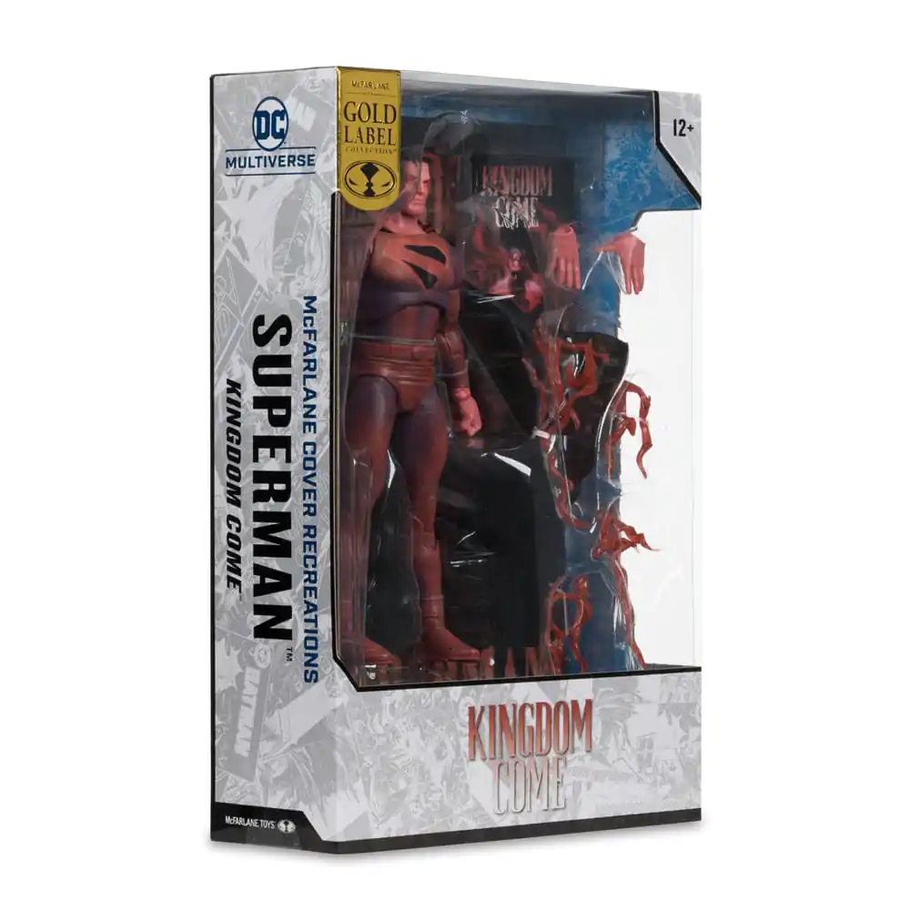 DC Multiverse McFarlane Cover Recreations Figura de actiune Superman (Kingdom Come) (Gold Label) 18 cm poza produsului