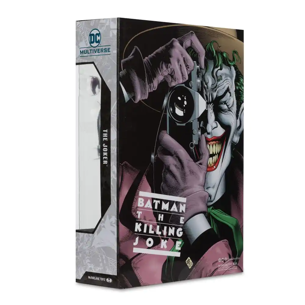 DC Multiverse McFarlane Cover Recreations Figurina de acțiune The Joker (Batman: The Killing Joke) (Gold Label) 18 cm poza produsului