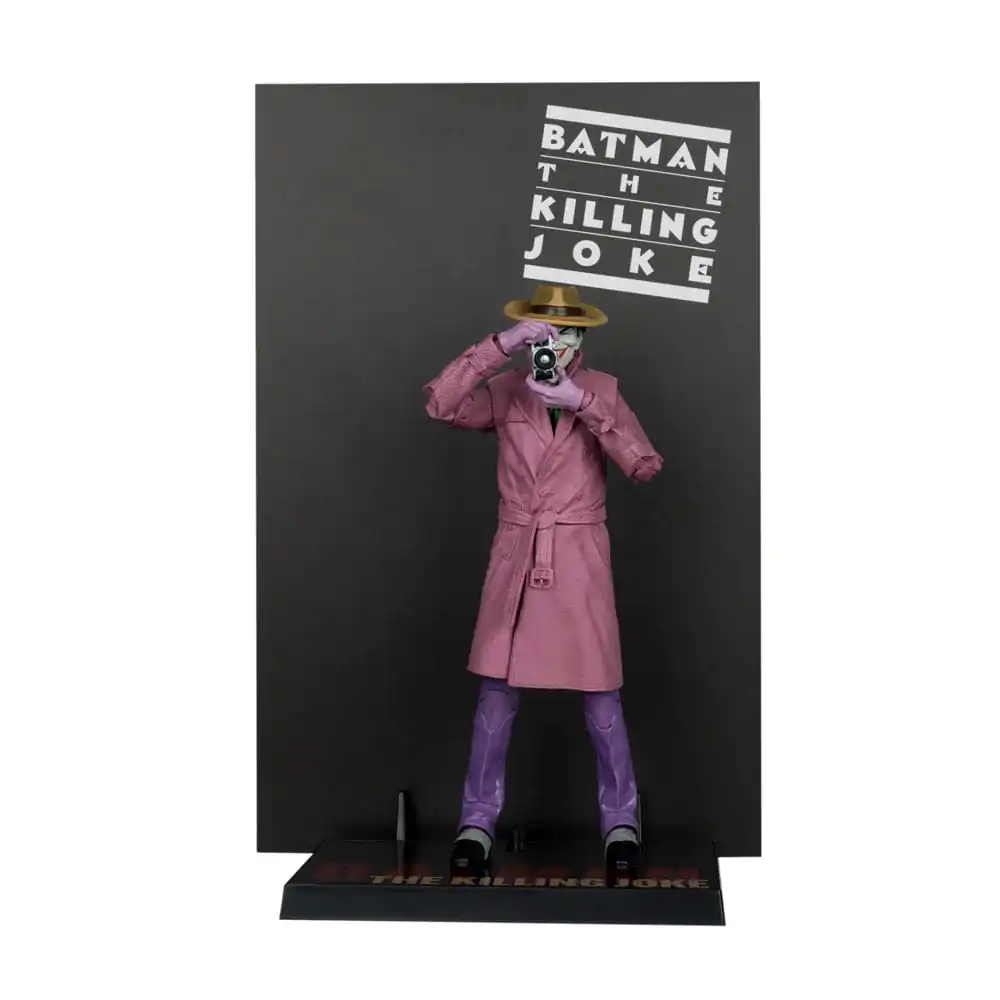 DC Multiverse McFarlane Cover Recreations Figurina de acțiune The Joker (Batman: The Killing Joke) (Gold Label) 18 cm poza produsului