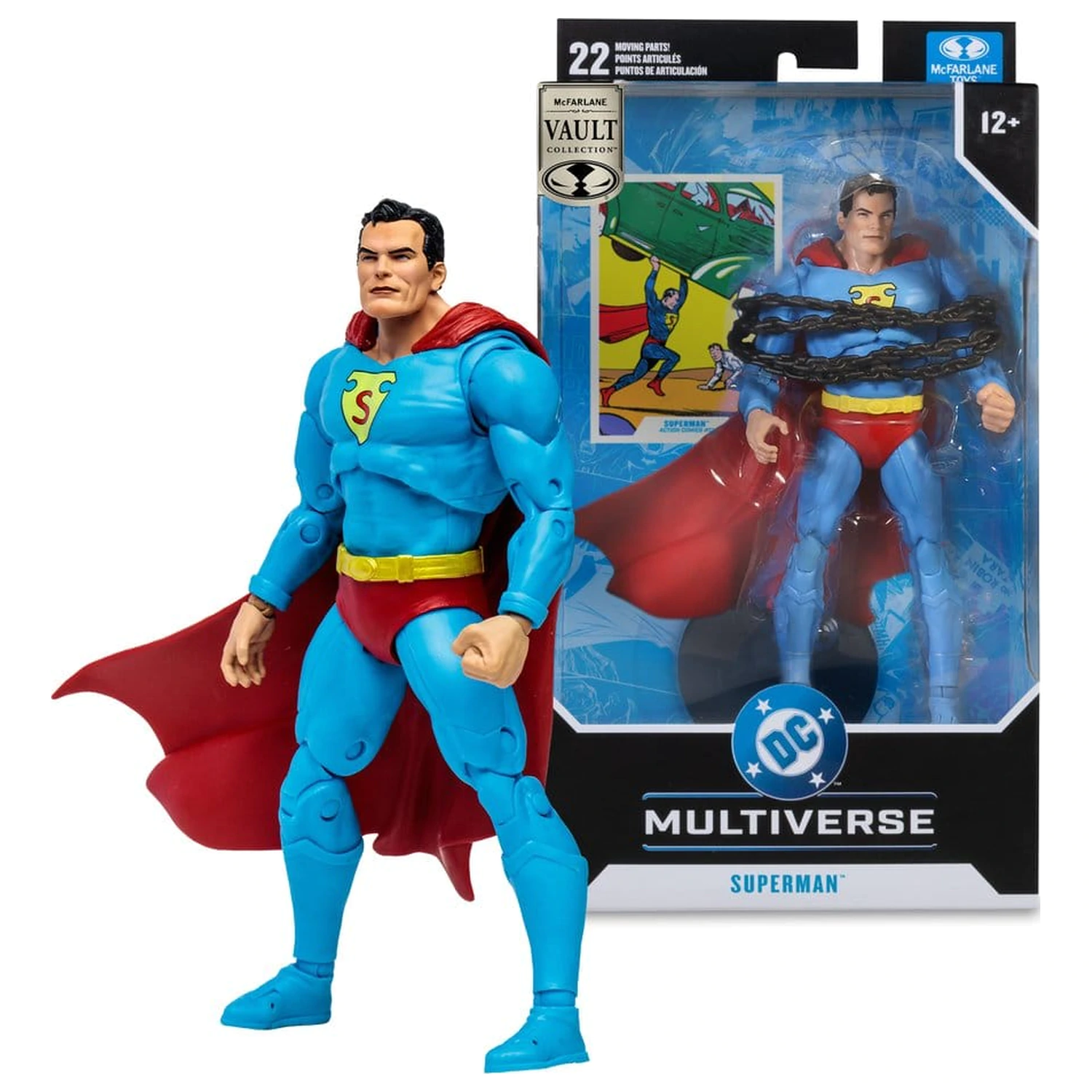 DC Multiverse McFarlane Vault Collection Figurina de actiune Superman (Action Comics) 18 cm poza produsului
