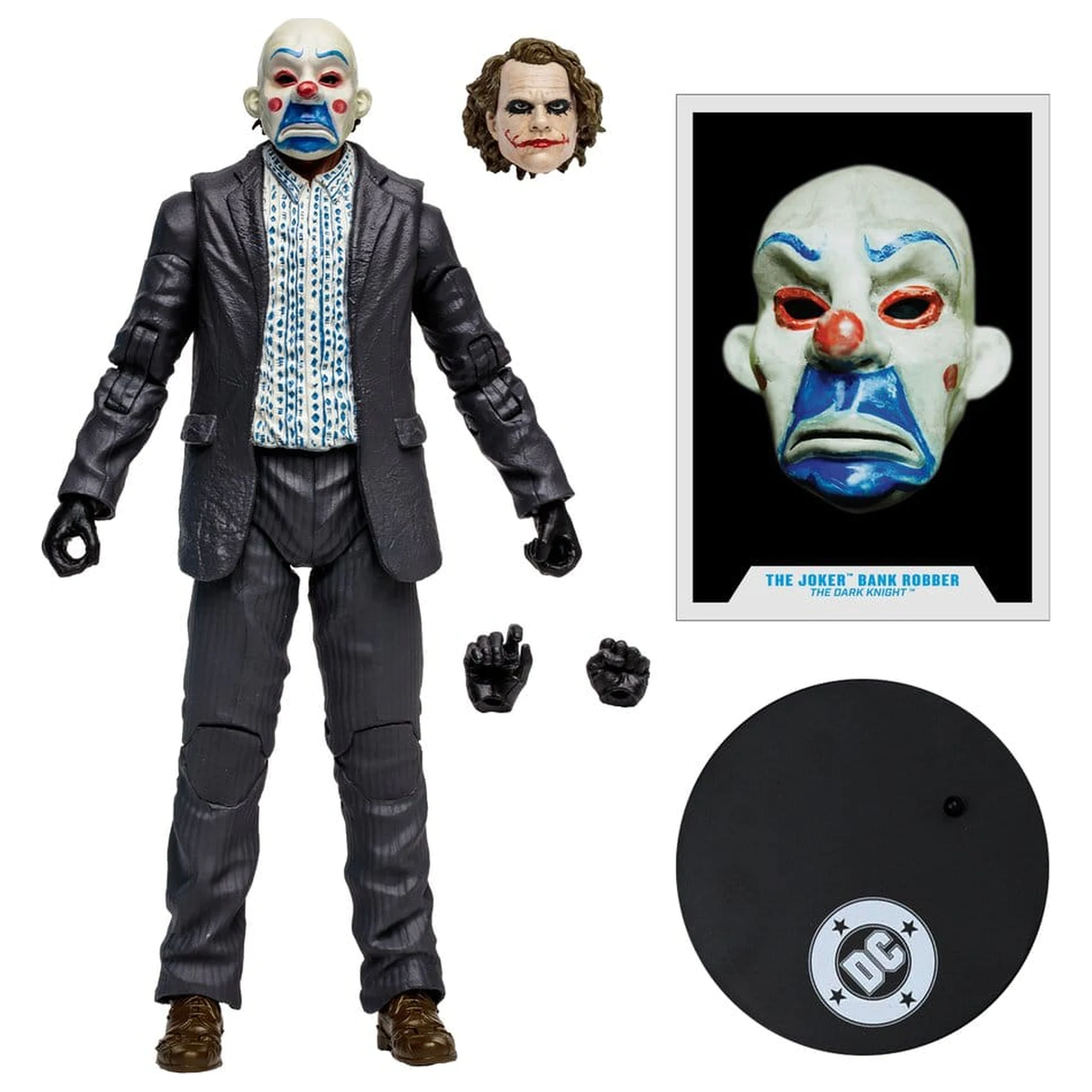 DC Multiverse McFarlane Vault Collection Figurina de actiune The Joker (Bank Robber) (The Dark Knight) 18 cm poza produsului