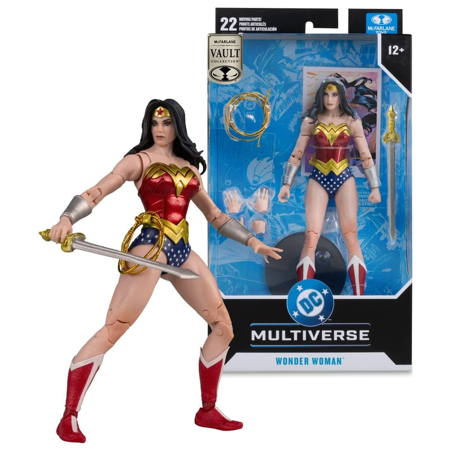 Figurină de acțiune DC Multiverse McFarlane Vault Collection Wonder Woman (Classic) 18 cm poza produsului