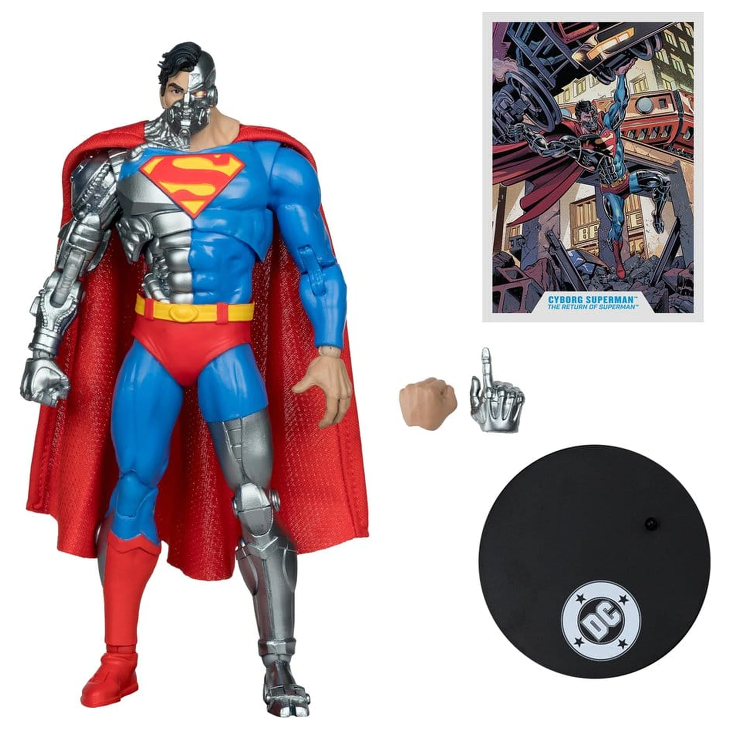 DC Multiverse McFarlane Vault Collection Figurina de actiune Cyborg Superman (Revenge of the Green Lanterns) 18 cm poza produsului