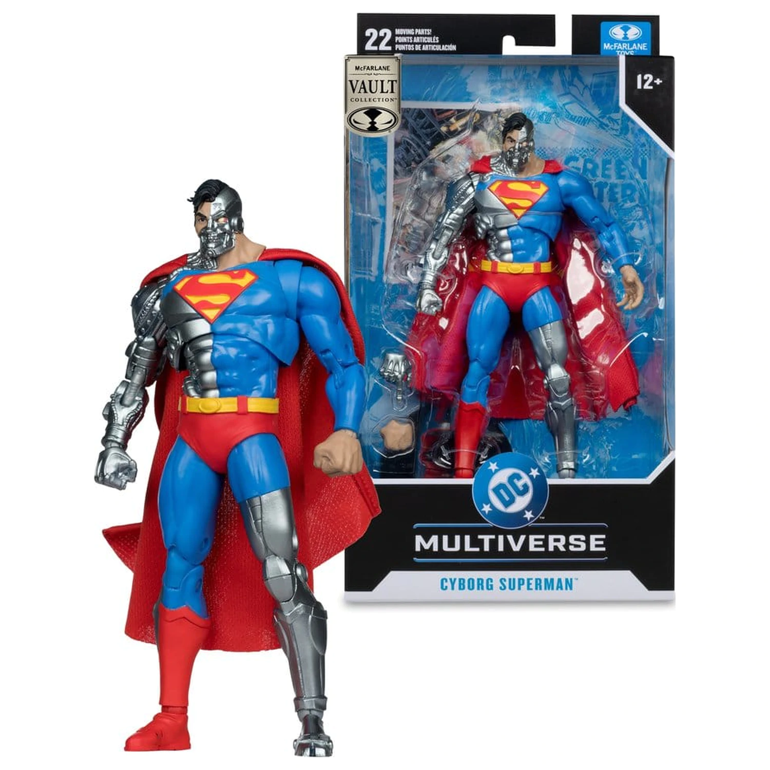 DC Multiverse McFarlane Vault Collection Figurina de actiune Cyborg Superman (Revenge of the Green Lanterns) 18 cm poza produsului