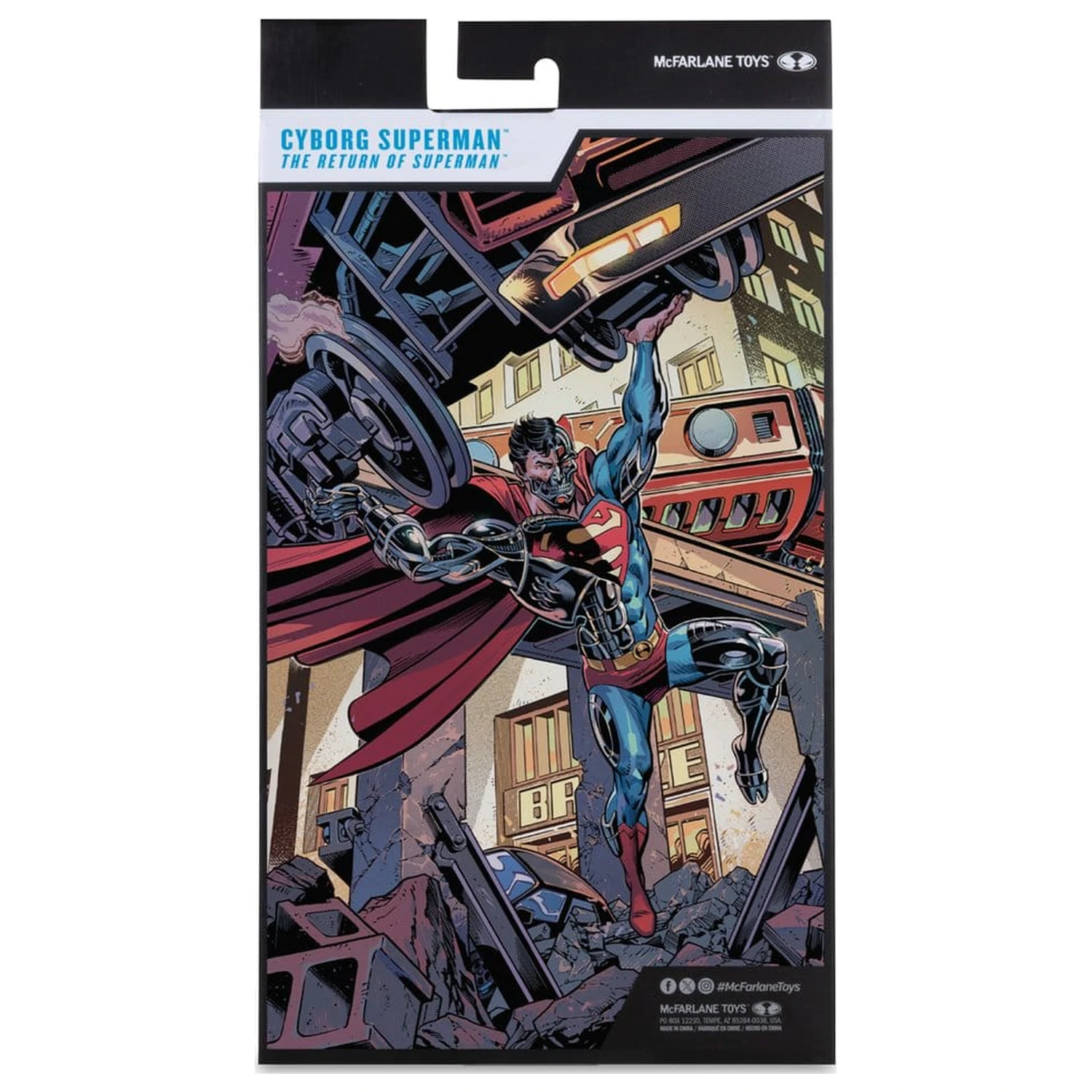 DC Multiverse McFarlane Vault Collection Figurina de actiune Cyborg Superman (Revenge of the Green Lanterns) 18 cm poza produsului