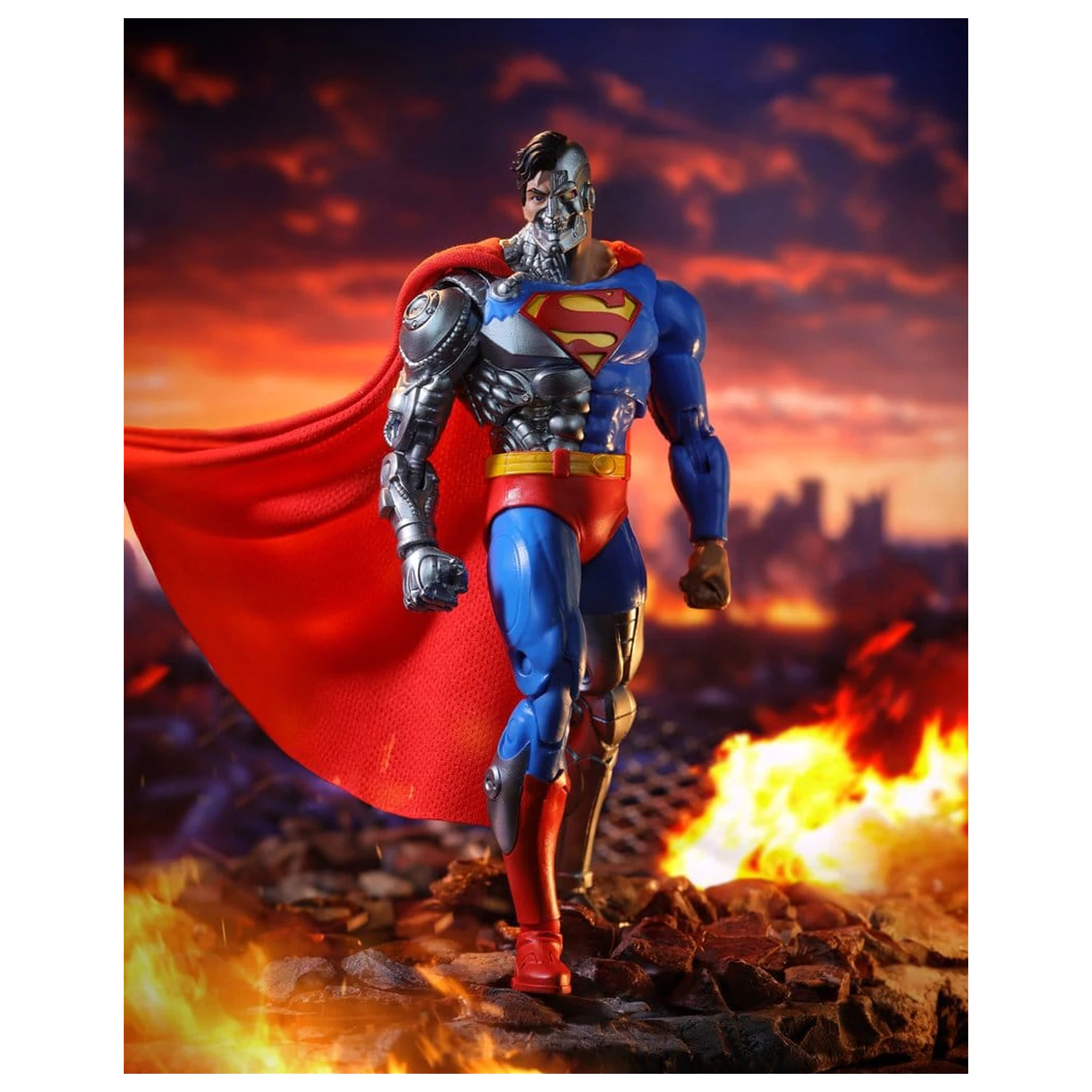 DC Multiverse McFarlane Vault Collection Figurina de actiune Cyborg Superman (Revenge of the Green Lanterns) 18 cm poza produsului