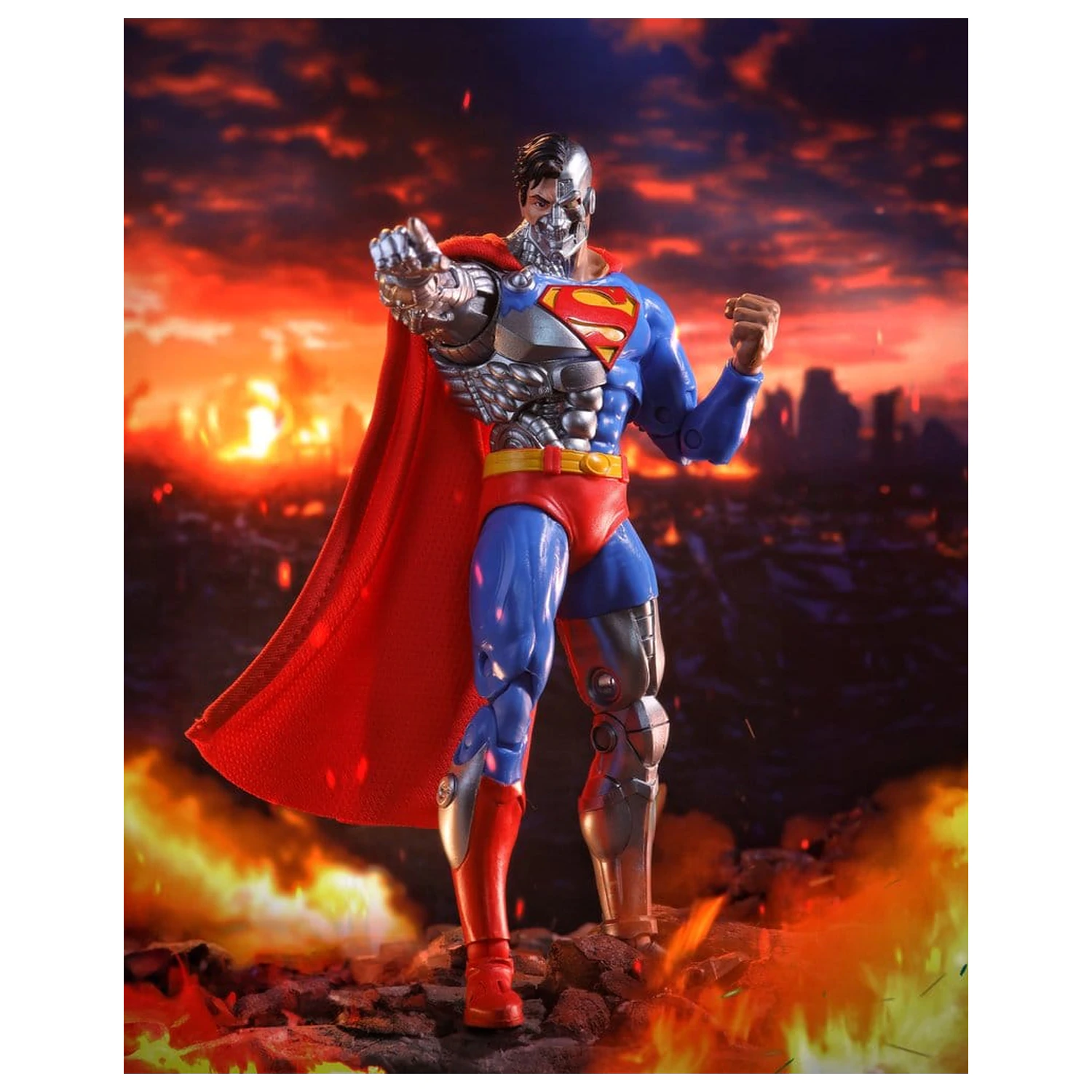 DC Multiverse McFarlane Vault Collection Figurina de actiune Cyborg Superman (Revenge of the Green Lanterns) 18 cm poza produsului
