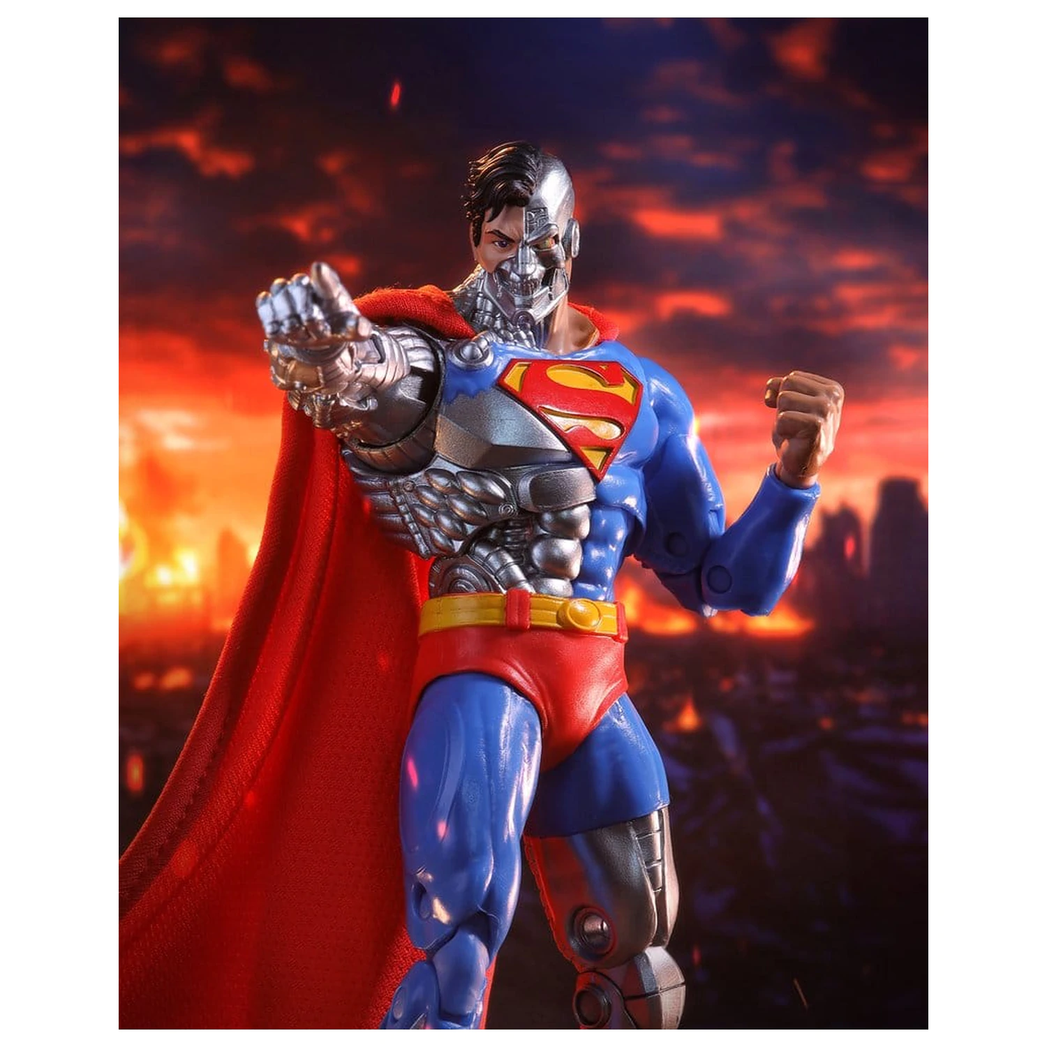 DC Multiverse McFarlane Vault Collection Figurina de actiune Cyborg Superman (Revenge of the Green Lanterns) 18 cm poza produsului
