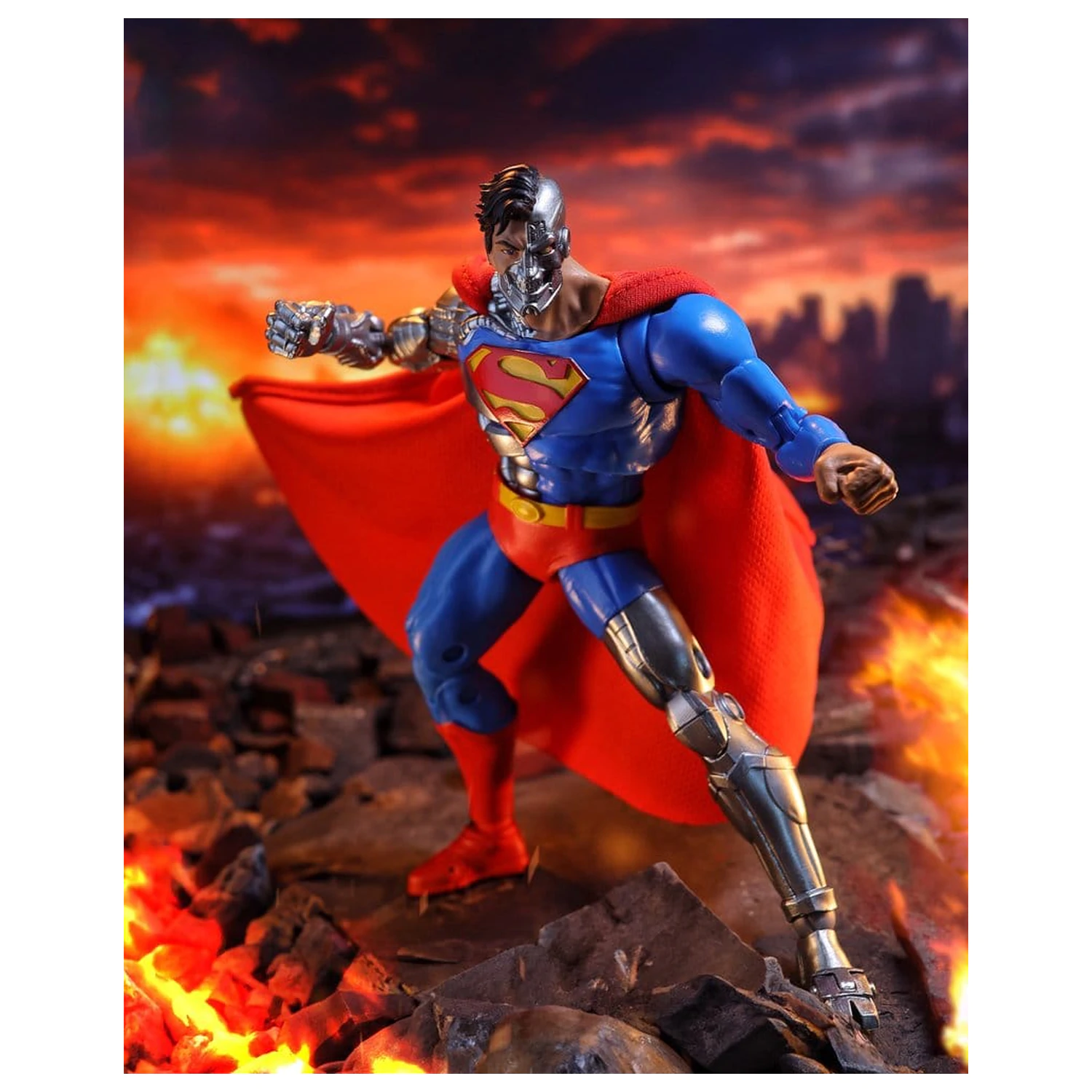 DC Multiverse McFarlane Vault Collection Figurina de actiune Cyborg Superman (Revenge of the Green Lanterns) 18 cm poza produsului