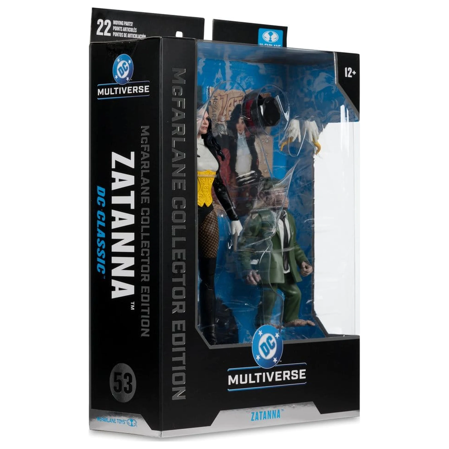 DC Multiverse McFarlane Figurina de actiune Zatanna cu Detective Chimp Collector Edition #53 18 cm poza produsului