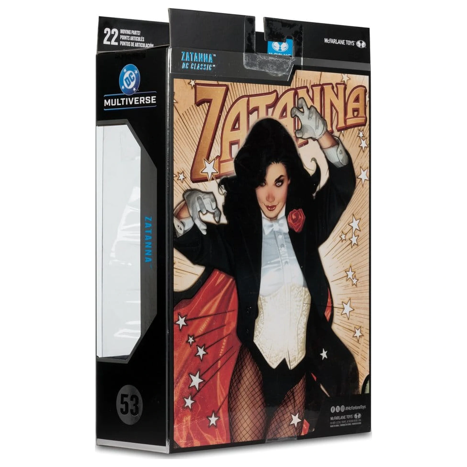 DC Multiverse McFarlane Figurina de actiune Zatanna cu Detective Chimp Collector Edition #53 18 cm poza produsului