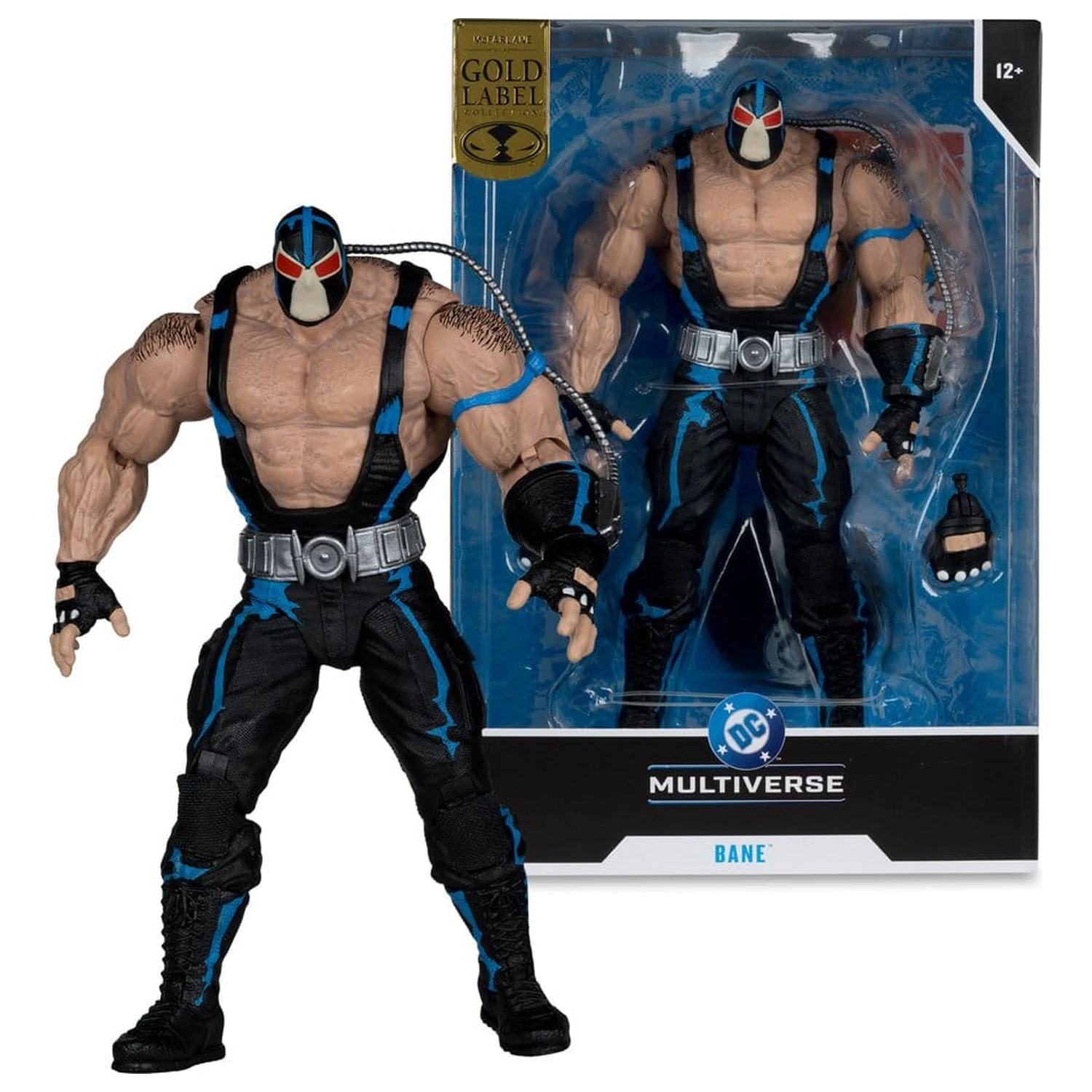 DC Multiverse Mega Figurina de actiune Bane (Knightfall) (Gold Label) 24 cm poza produsului