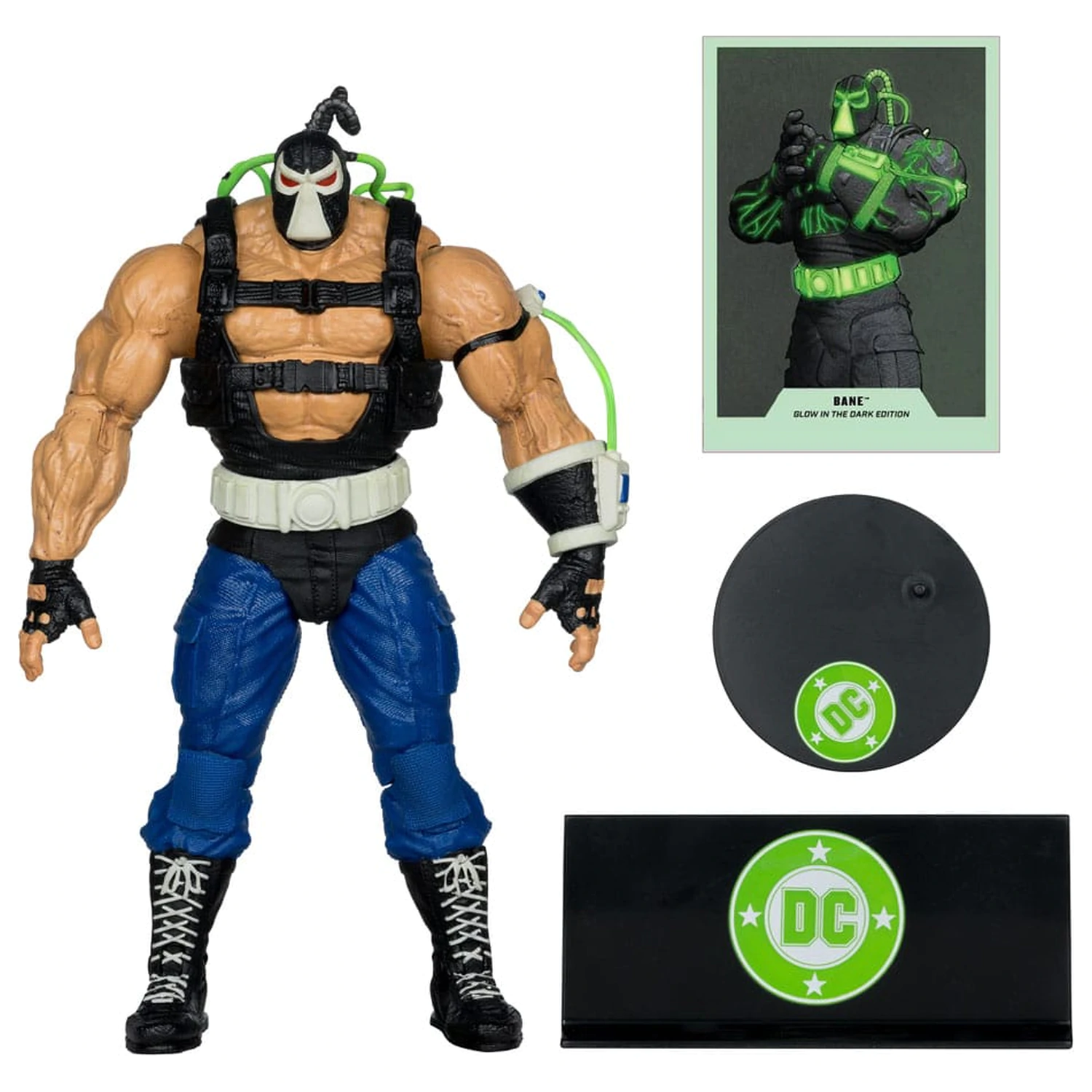 DC Multiverse Mega Figurina de actiune Bane (Glow in the Dark) (Gold Label) 25 cm poza produsului