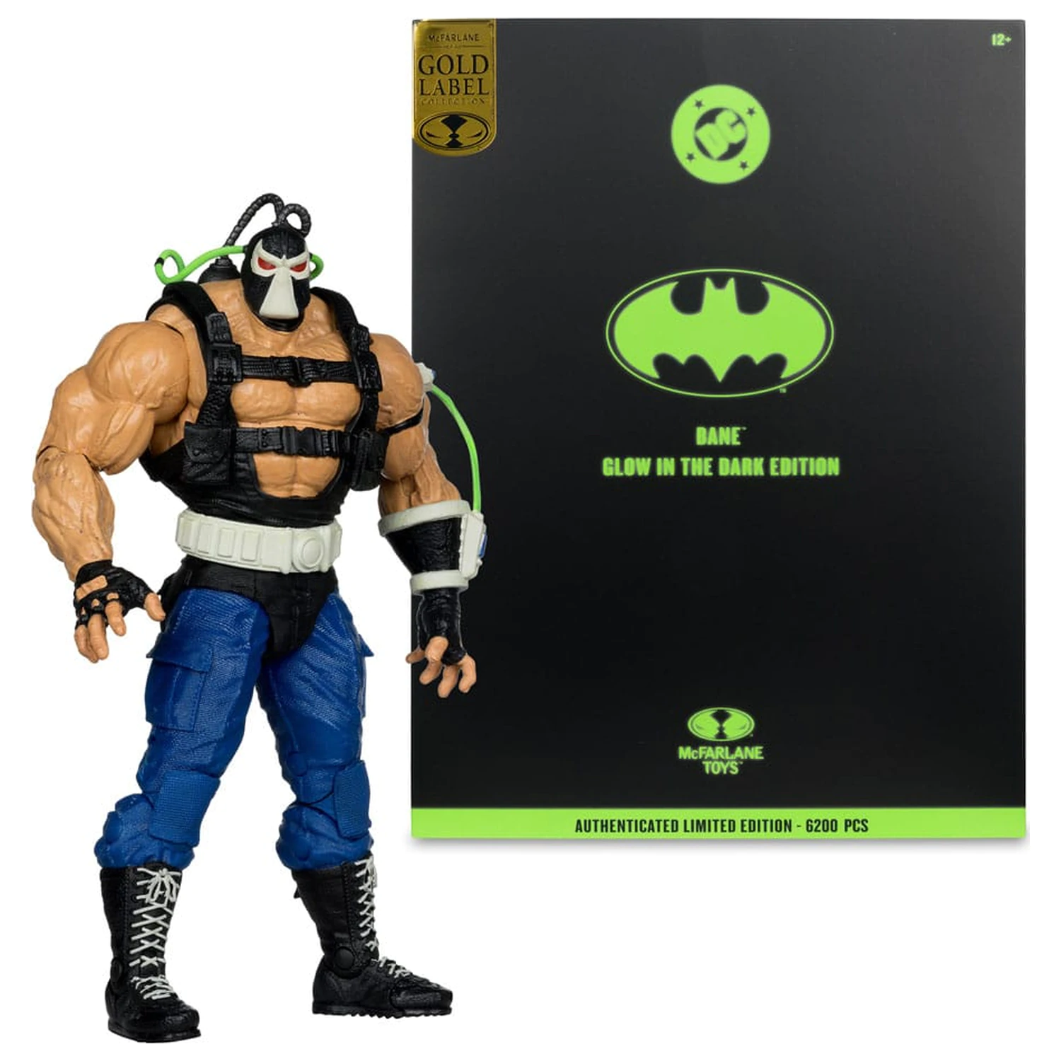 DC Multiverse Mega Figurina de actiune Bane (Glow in the Dark) (Gold Label) 25 cm poza produsului