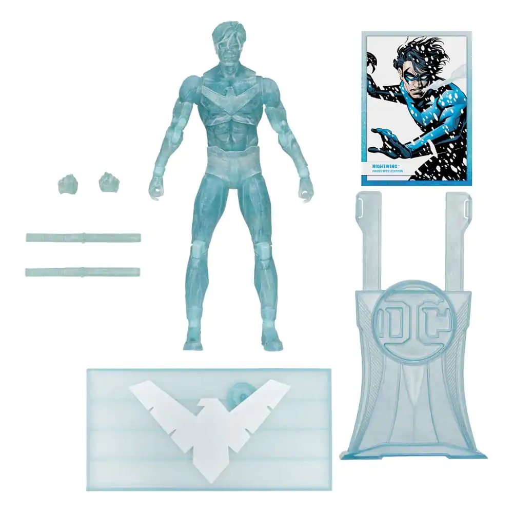 Figurină de acțiune DC Multiverse Nightwing (Titans) (Frostbite Edition) (Gold Label) 18 cm poza produsului