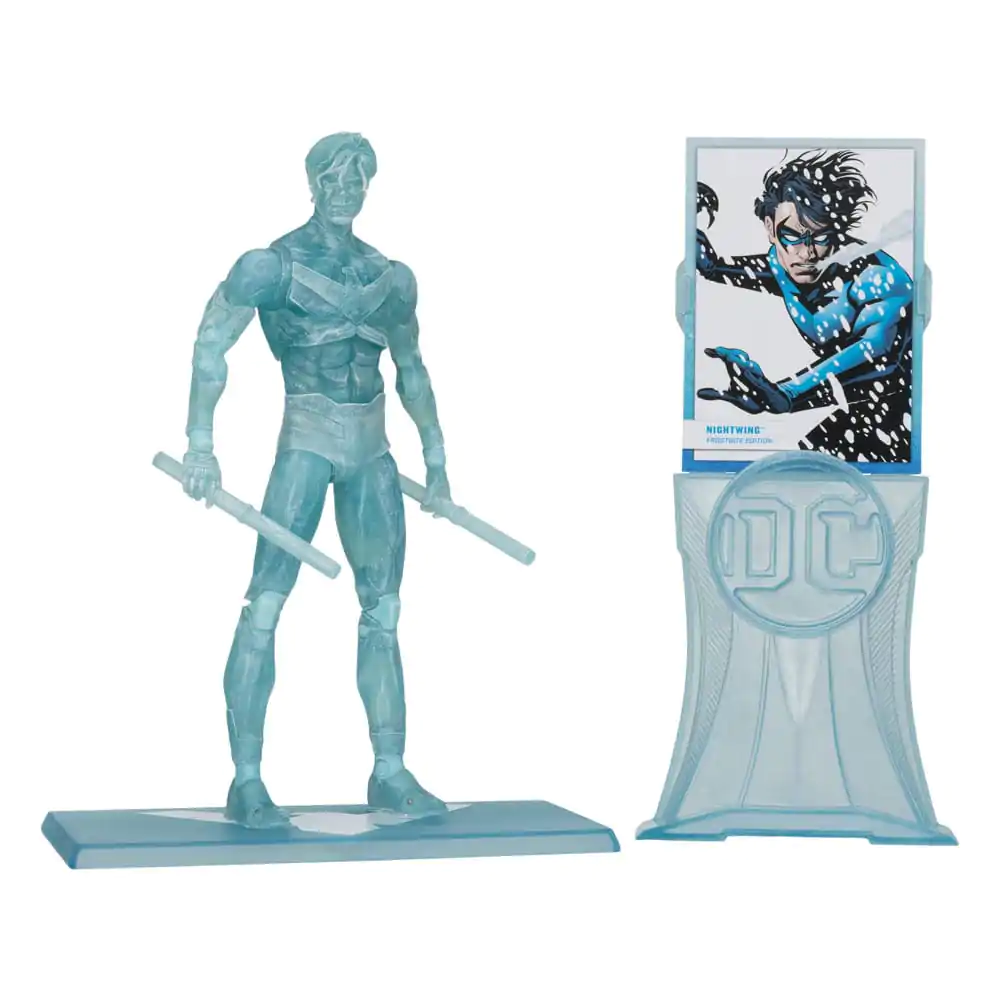 Figurină de acțiune DC Multiverse Nightwing (Titans) (Frostbite Edition) (Gold Label) 18 cm poza produsului