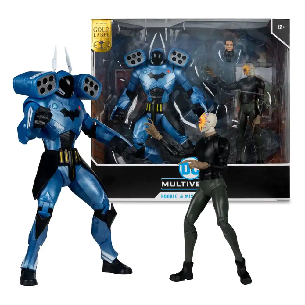 Set 2 figurine de acțiune DC Multiverse Rookie & Mr. Bloom (Batman: Endgame) (Gold Label) (SDCC) 18 cm poza produsului