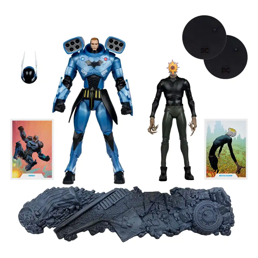 Set 2 figurine de acțiune DC Multiverse Rookie & Mr. Bloom (Batman: Endgame) (Gold Label) (SDCC) 18 cm poza produsului