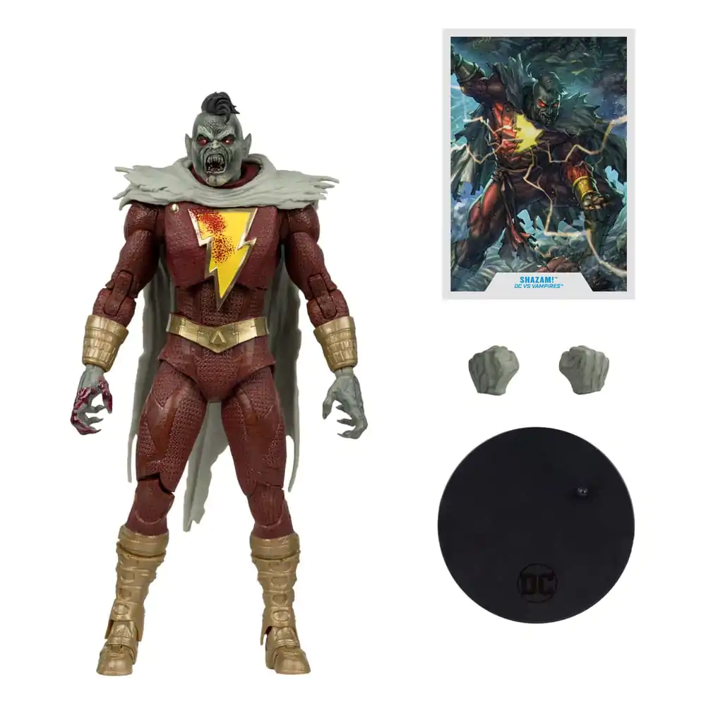 Figurină de acțiune DC Multiverse Shazam (DC vs Vampires) Gold Label 18 cm poza produsului