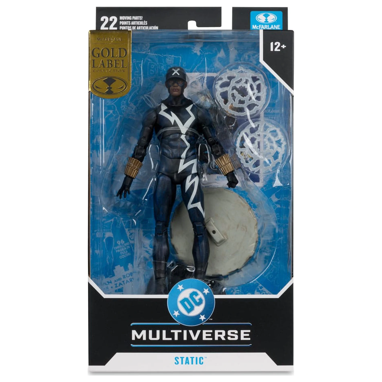 DC Multiverse Figurina de actiune Static Shock (Trial by Fire) (Gold Label) 18 cm poza produsului