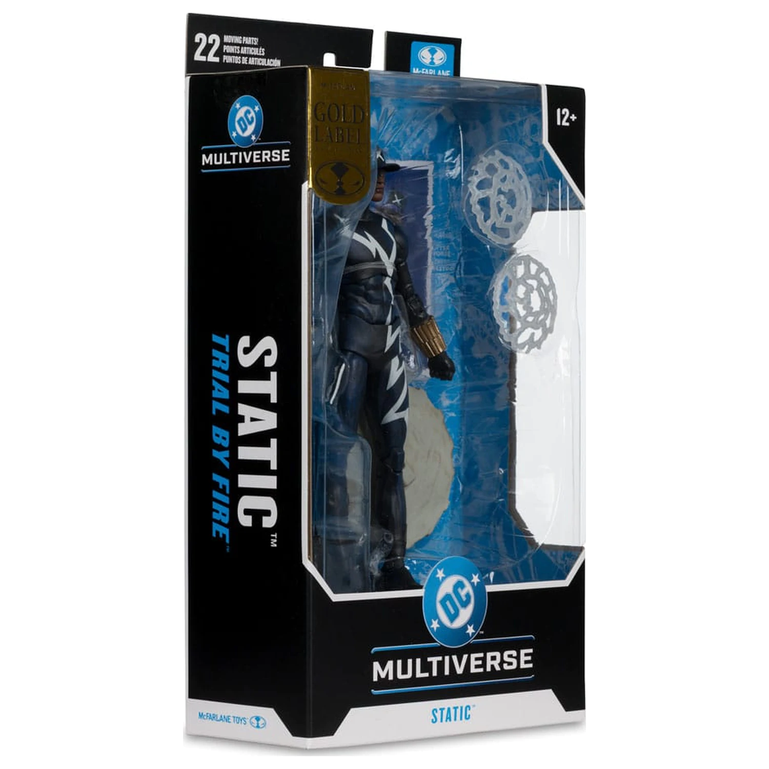 DC Multiverse Figurina de actiune Static Shock (Trial by Fire) (Gold Label) 18 cm poza produsului