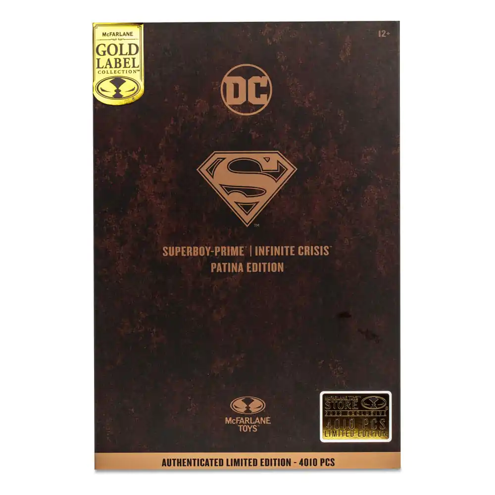 Figurină de acțiune DC Multiverse Superboy Prime (Patina) (Gold Label) 18 cm poza produsului