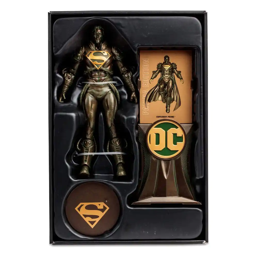 Figurină de acțiune DC Multiverse Superboy Prime (Patina) (Gold Label) 18 cm poza produsului