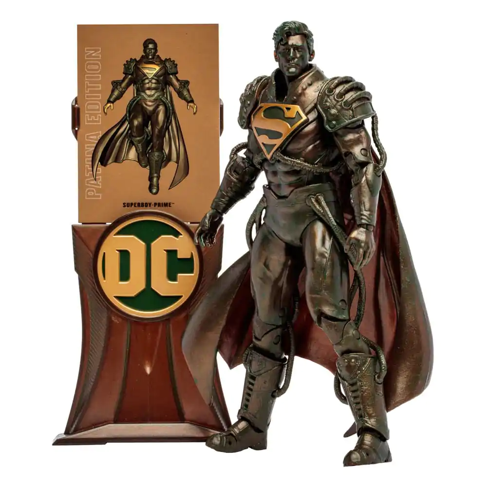 Figurină de acțiune DC Multiverse Superboy Prime (Patina) (Gold Label) 18 cm poza produsului