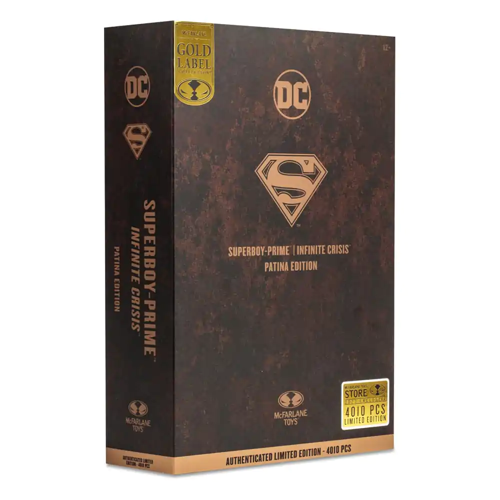 Figurină de acțiune DC Multiverse Superboy Prime (Patina) (Gold Label) 18 cm poza produsului