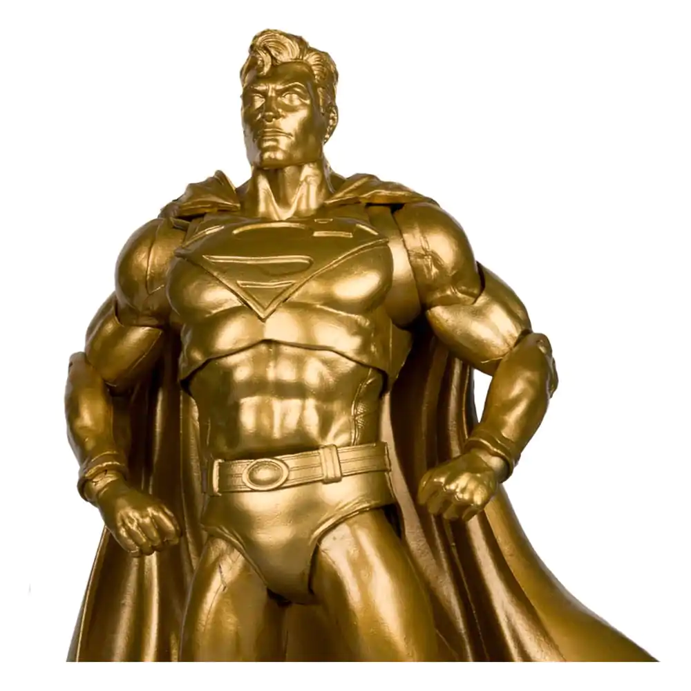 Figurină de acțiune DC Multiverse Superman (Statuia Omăgiu Parcul Centennial) Gold Label 18 cm poza produsului