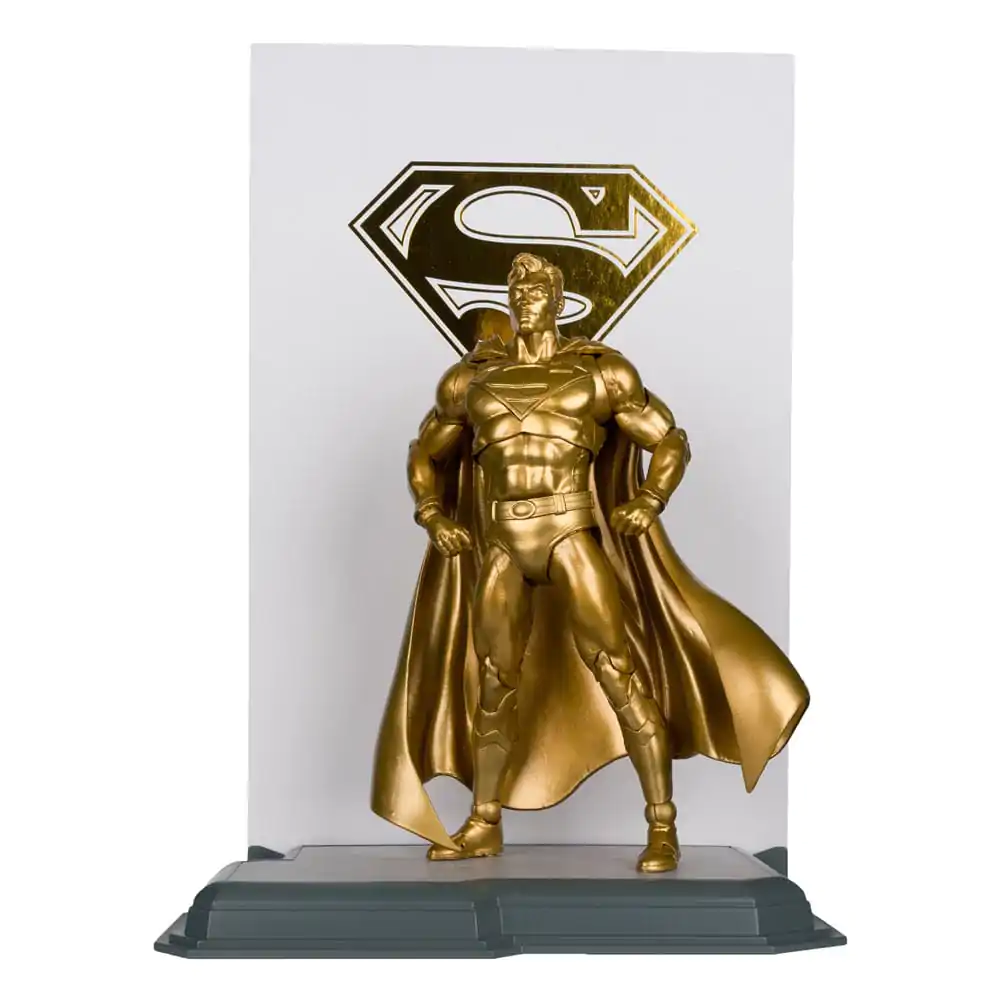 Figurină de acțiune DC Multiverse Superman (Statuia Omăgiu Parcul Centennial) Gold Label 18 cm poza produsului