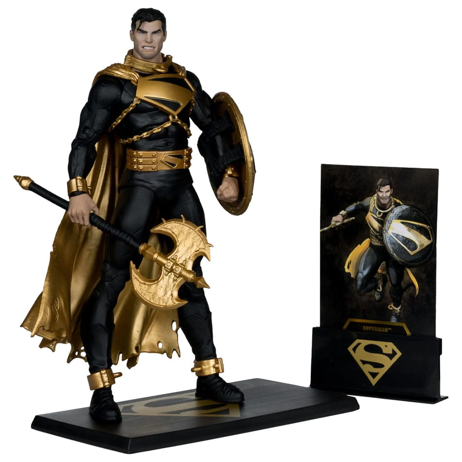 Figurina de actiune DC Multiverse Superman (Future State) (Knightmare) (Gold Label) 18 cm poza produsului
