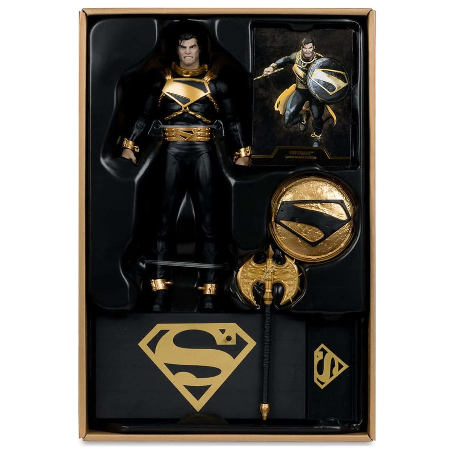 Figurina de actiune DC Multiverse Superman (Future State) (Knightmare) (Gold Label) 18 cm poza produsului