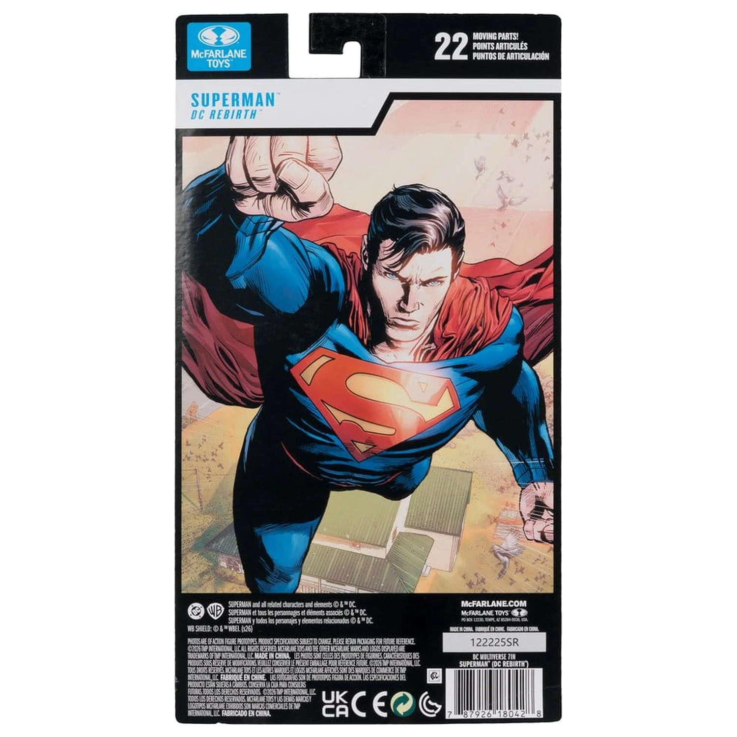 DC Multiverse Action Figure Superman (Rebirth) (Blister Card) 18 cm poza produsului