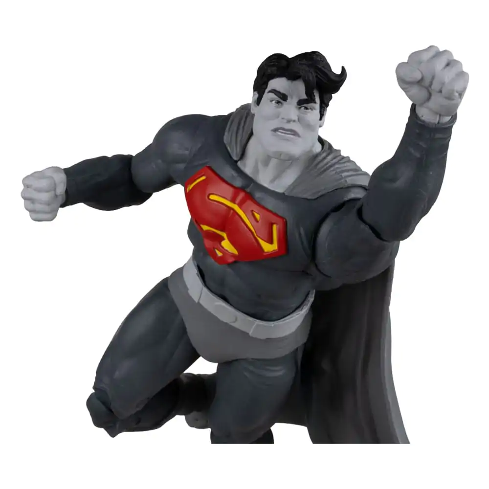 DC Multiverse Figurina de actiune Superman (The Dark Knight Returns) (Black & White Accent Edition) (Gold Label) 18 cm poza produsului