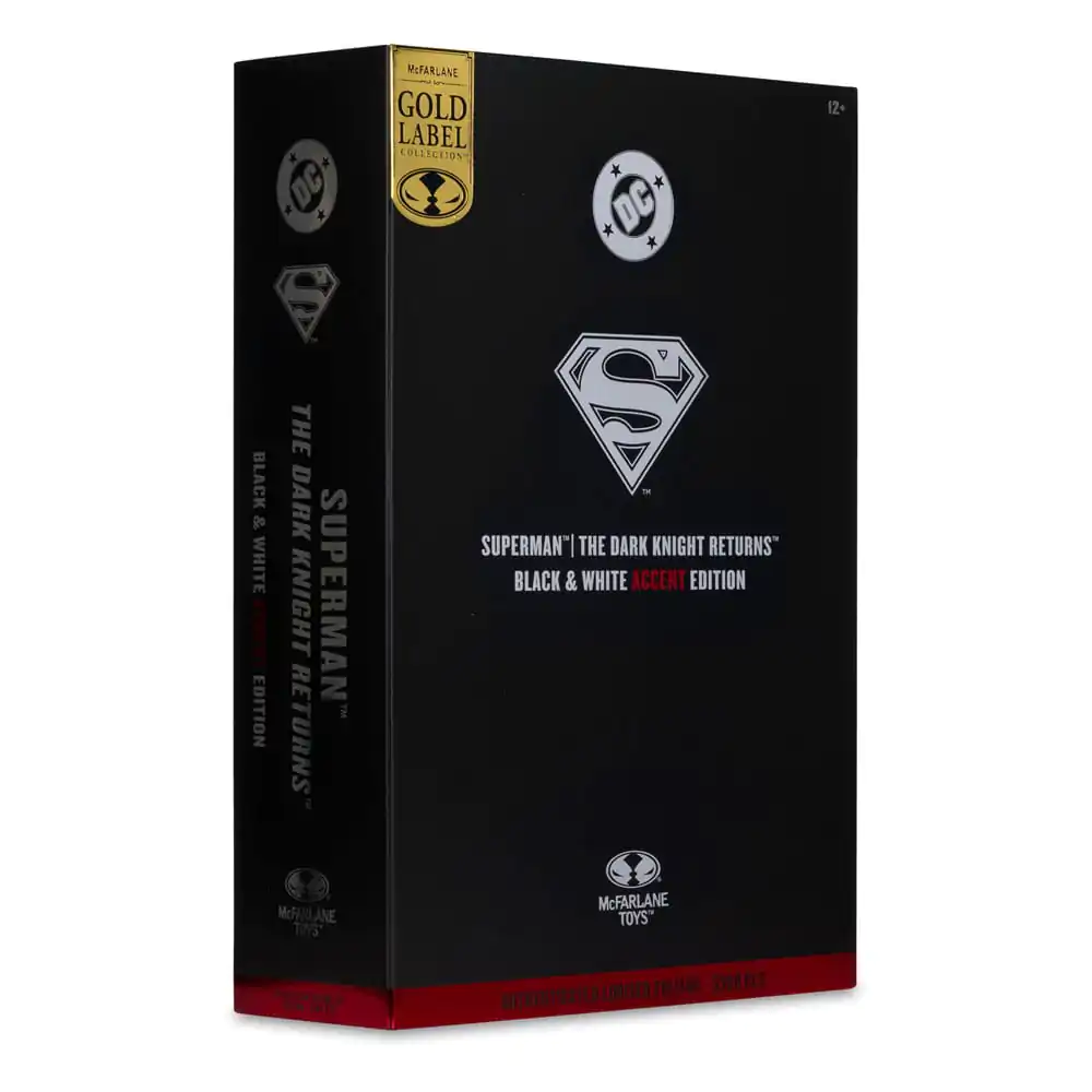 DC Multiverse Figurina de actiune Superman (The Dark Knight Returns) (Black & White Accent Edition) (Gold Label) 18 cm poza produsului